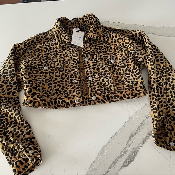 RE/DONE Cheetah Crop Jacket XS - Picture 9 of 13